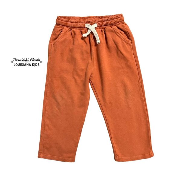 Alice + Ames Sz 4 Rust Orange The Sweat Pant Pants - Picture 1 of 3